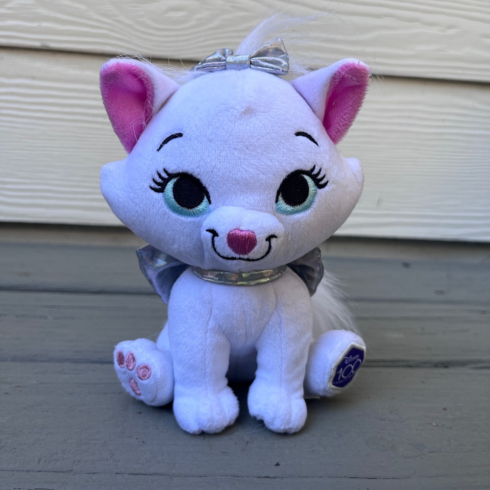 Disney Marie Plush Toy Kids OS White Excellent Aristocats 100 Years of Wonder
